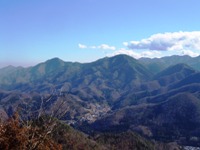 奥道志の山並み